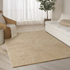 Nourison Pure Angles ANG01 Camel Area Rug by DKNY Corner Image