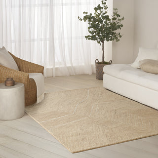 Nourison Pure Angles ANG01 Camel Area Rug by DKNY Room Image Feature