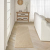 Nourison Pure Angles ANG01 Camel Area Rug by DKNY Corner Image