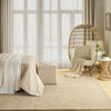 Nourison Pure Angles ANG01 Camel Area Rug by DKNY Room Image Feature