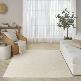 Nourison Pure Angles ANG01 Ivory Area Rug by DKNY Room Image Feature