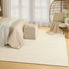 Nourison Pure Angles ANG01 Ivory Area Rug by DKNY Corner Image