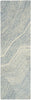 Nourison Pure Angles ANG01 Ivory Blue Area Rug by DKNY Main Image
