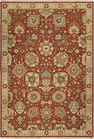 Tommy Bahama Angora 12303 Rust Ivory Area Rug Main Image