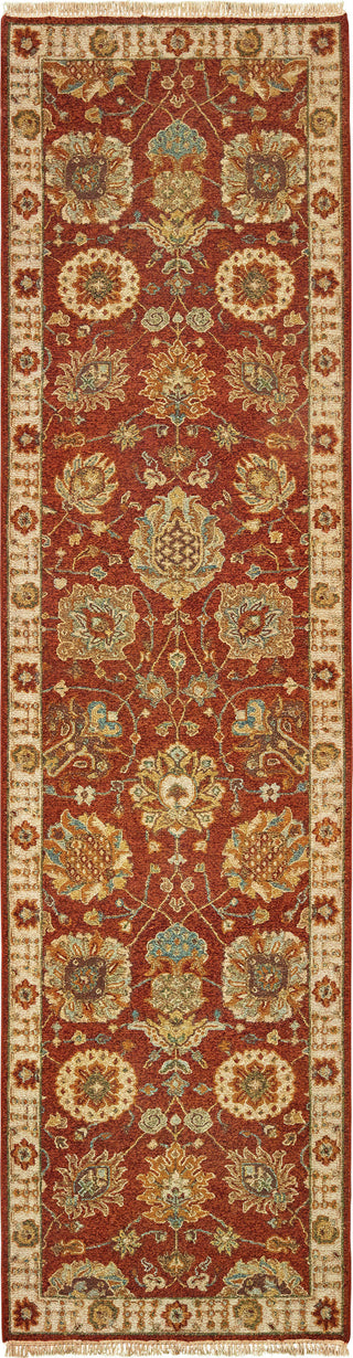 Tommy Bahama Angora 12303 Rust Ivory Area Rug Main Image