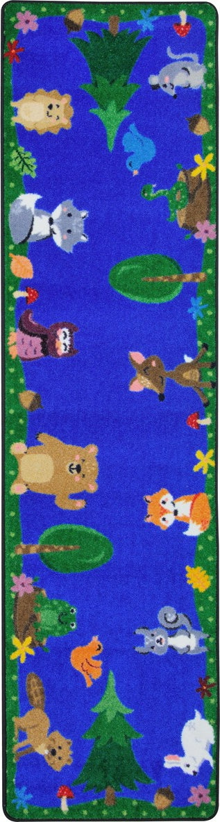Joy Carpets Kid Essentials Animals Among Us Multi Area Rug