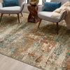 Karastan Marash Ankara Beige Area Rug Lifestyle Image Feature
