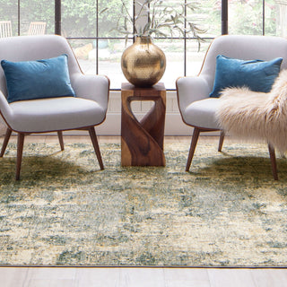 Karastan Marash Ankara Grey Area Rug Lifestyle Image Feature