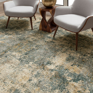 Karastan Marash Ankara Grey Area Rug Lifestyle Image Feature
