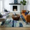 Karastan Paradigm Annora Blue Area Rug Room Scene 2