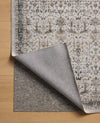 Loloi II Anniston ANS-01 Ivory / Stone Machine Washable Area Rug Backing Image