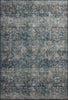 Loloi II Anniston ANS-02 Lagoon / Natural Machine Washable Area Rug main image