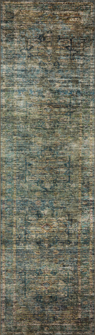 Loloi Anniston ANS-05 Lagoon / Multi Machine Washable Area Rug Runner Image