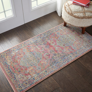 Nourison Ankara Global ANR01 Multicolor Area Rug Corner Image