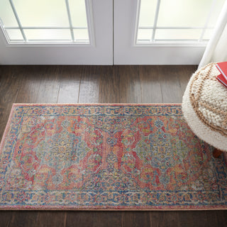Nourison Ankara Global ANR01 Multicolor Area Rug Corner Image