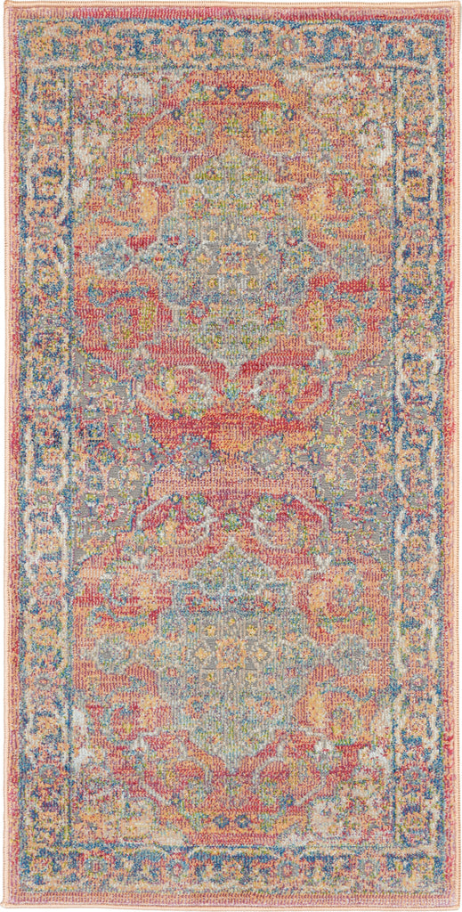 Nourison Ankara Global ANR01 Multicolor Area Rug main image