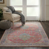 Nourison Ankara Global ANR01 Multicolor Area Rug Corner Image