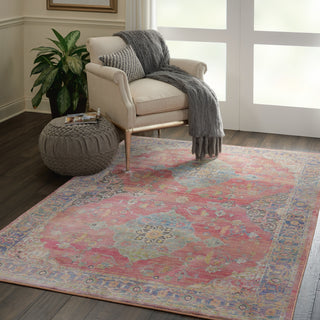 Nourison Ankara Global ANR01 Multicolor Area Rug Room Image Feature