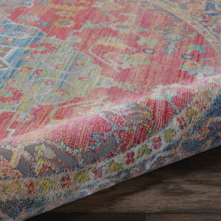 Nourison Ankara Global ANR01 Multicolor Area Rug Corner Image