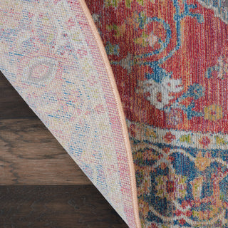 Nourison Ankara Global ANR01 Multicolor Area Rug Corner Image