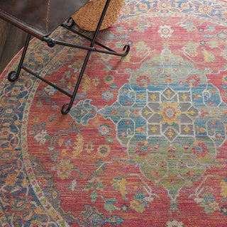 Nourison Ankara Global ANR01 Multicolor Area Rug Corner Image