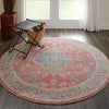 Nourison Ankara Global ANR01 Multicolor Area Rug Corner Image