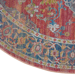 Nourison Ankara Global ANR01 Multicolor Area Rug Texture Image