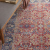 Nourison Ankara Global ANR02 Red Area Rug Corner Image