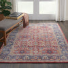 Nourison Ankara Global ANR02 Red Area Rug Corner Image