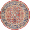 Nourison Ankara Global ANR02 Red Area Rug Main Image