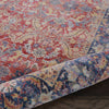 Nourison Ankara Global ANR02 Red Area Rug Corner Image