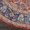 Nourison Ankara Global ANR02 Red Area Rug Detail Image