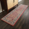 Nourison Ankara Global ANR02 Red Area Rug Corner Image