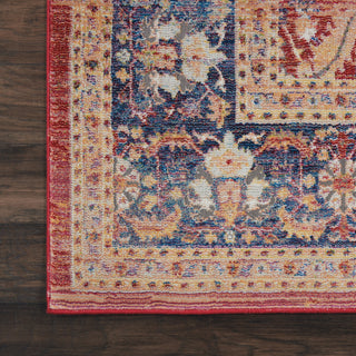 Nourison Ankara Global ANR02 Red Area Rug Detail Image