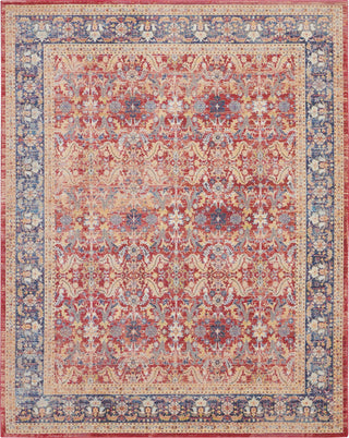 Nourison Ankara Global ANR02 Red Area Rug Main Image