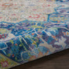 Nourison Ankara Global ANR03 Blue Area Rug Corner Image