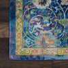 Nourison Ankara Global ANR03 Blue Area Rug Detail Image