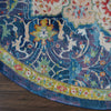 Nourison Ankara Global ANR03 Blue Area Rug Detail Image