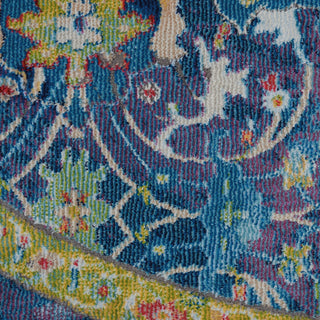 Nourison Ankara Global ANR03 Blue Area Rug Swatch Image