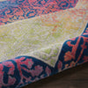 Nourison Ankara Global ANR04 Blue Multicolor Area Rug Corner Image