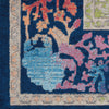 Nourison Ankara Global ANR04 Blue Multicolor Area Rug Swatch Image