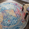 Nourison Ankara Global ANR04 Ivory Multicolor Area Rug Corner Image