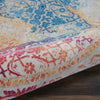 Nourison Ankara Global ANR04 Ivory Multicolor Area Rug Corner Image