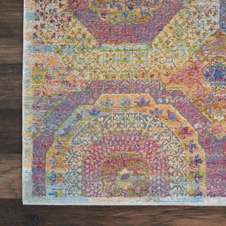 Nourison Ankara Global ANR05 Multicolor Area Rug Detail Image