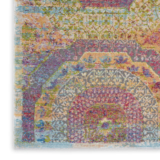 Nourison Ankara Global ANR05 Multicolor Area Rug Texture Image
