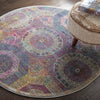 Nourison Ankara Global ANR05 Multicolor Area Rug Corner Image