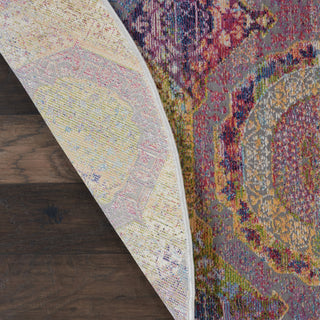 Nourison Ankara Global ANR05 Multicolor Area Rug Corner Image