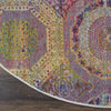 Nourison Ankara Global ANR05 Multicolor Area Rug Detail Image