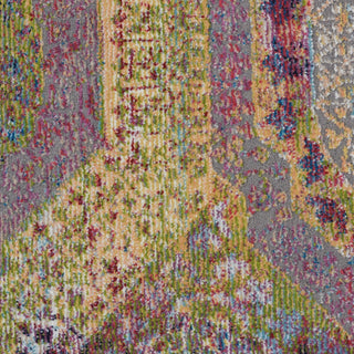 Nourison Ankara Global ANR05 Multicolor Area Rug Swatch Image