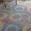 Nourison Ankara Global ANR05 Multicolor Area Rug Corner Image